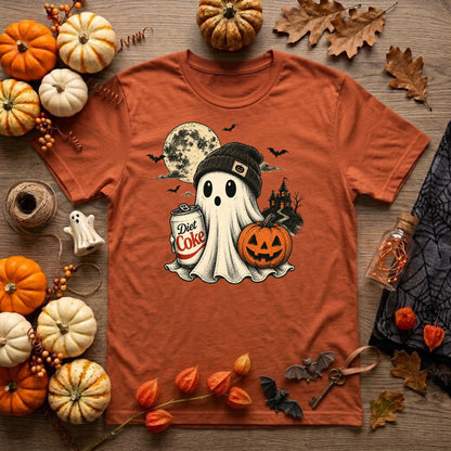 Diet Coke Ghost Halloween Shirt | Funny Soda Lover, Spooky Season & Ghost Graphic Tee
