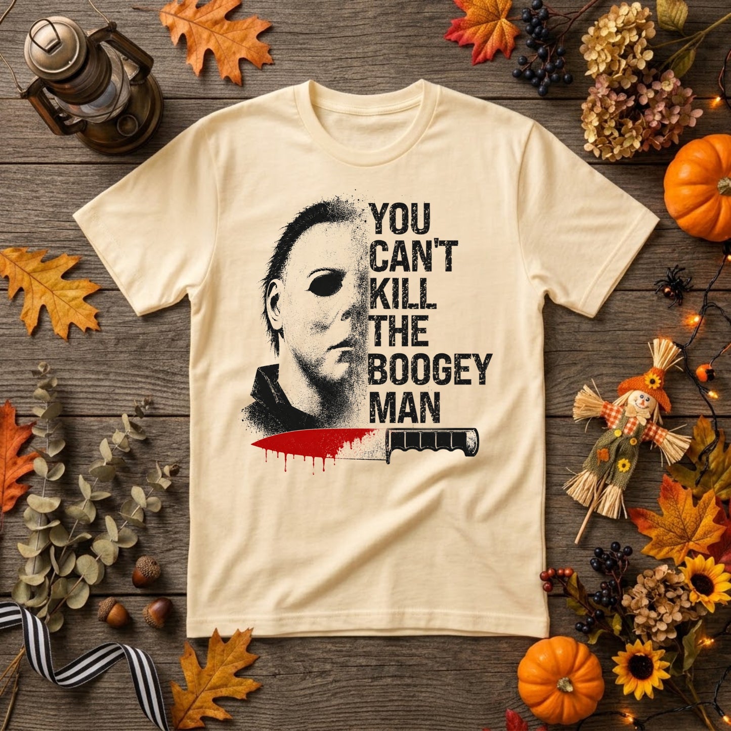 Michael Myers Boogeyman Halloween Shirt | Horror Movie, Slasher Fan & Spooky Season Graphic Tee