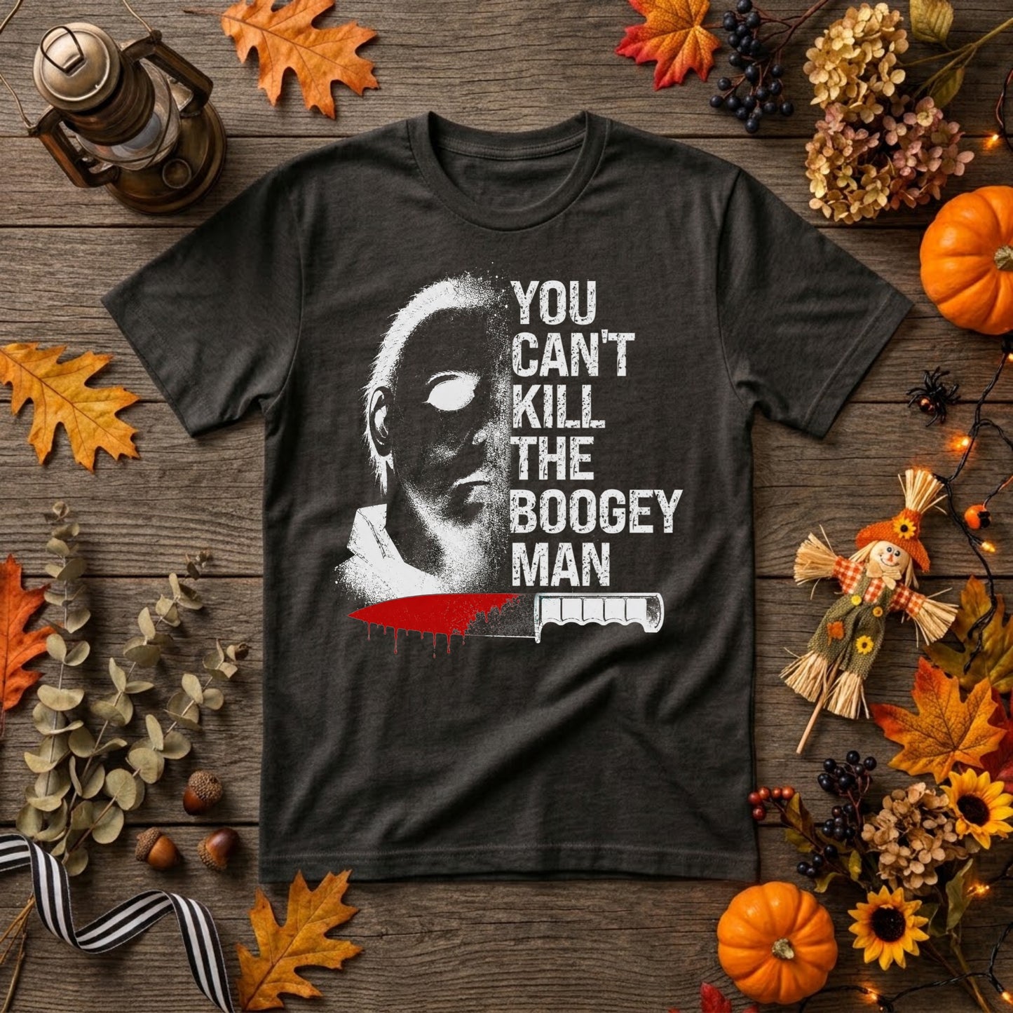 Michael Myers Boogeyman Halloween Shirt | Horror Movie, Slasher Fan & Spooky Season Graphic Tee