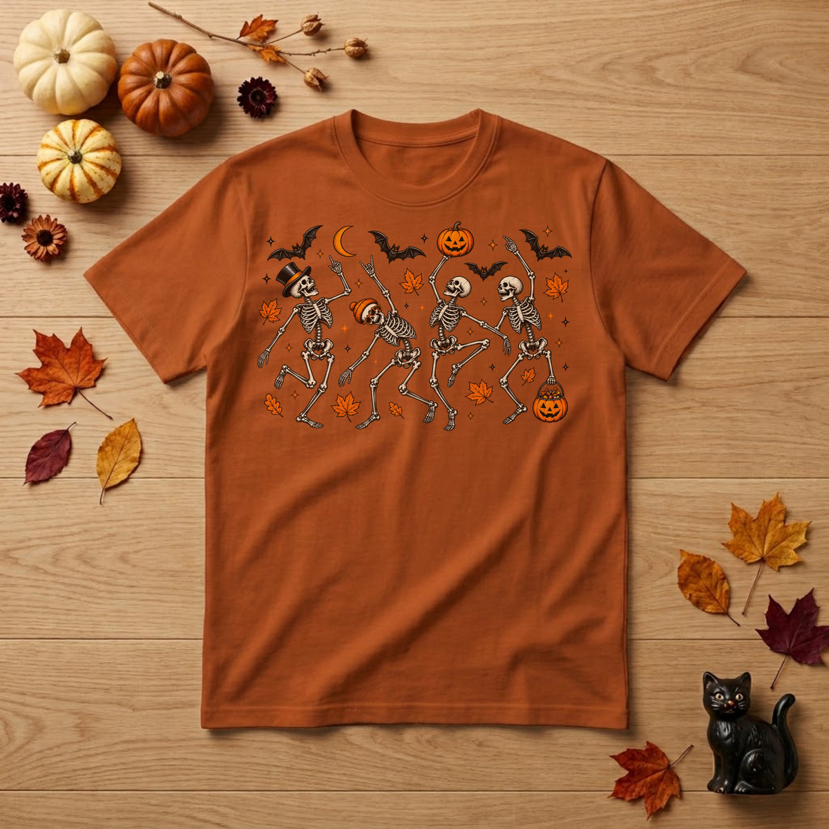 Dancing Skeleton Halloween Shirt