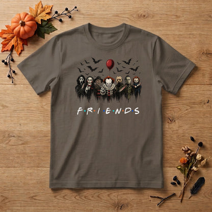 Horror Characters Halloween Shirt | Horror Movie Friends, Slasher Icons & Spooky Graphic Tee