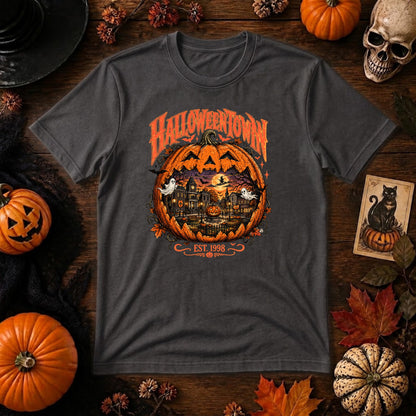 Vintage Halloweentown PNG | Retro Pumpkin Village, Haunted Town & Spooky Season Sublimation Design