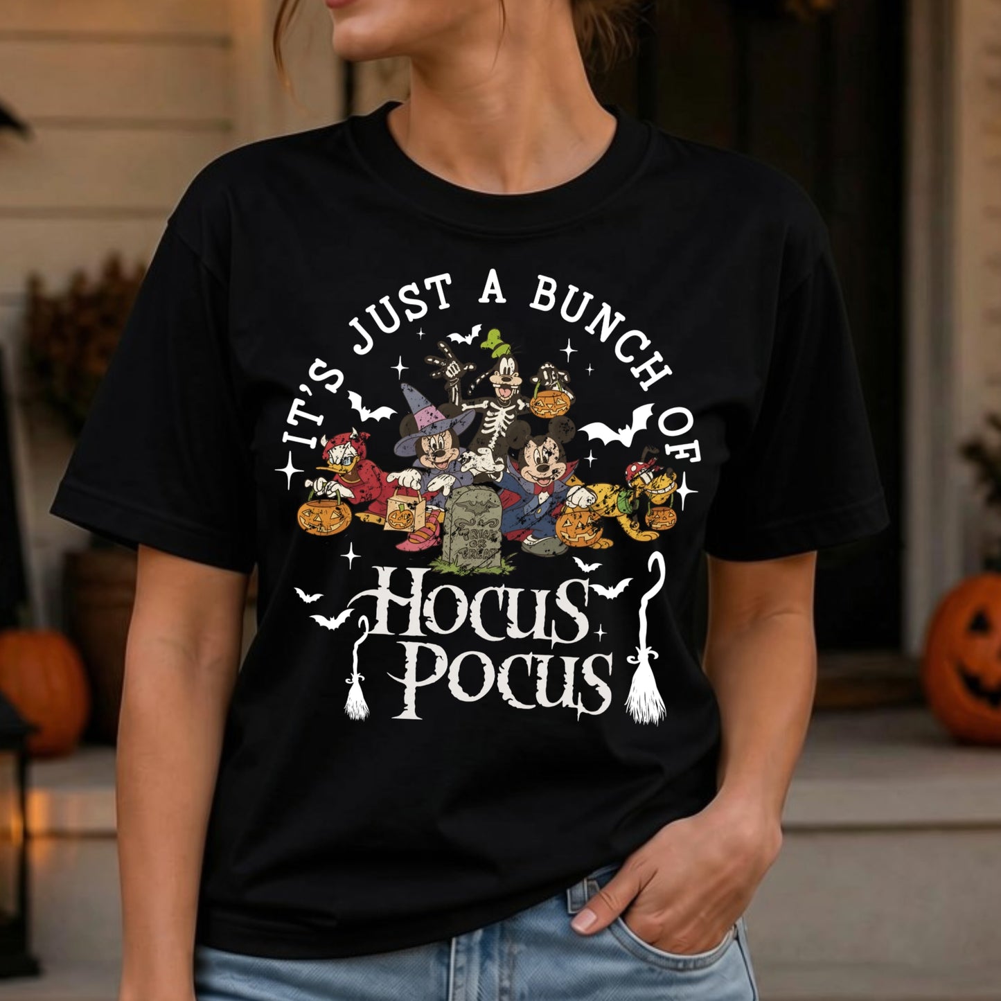 Hocus Pocus Halloween Shirt | Mickey & Friends, Spooky Season & Pumpkin Graphic Tee