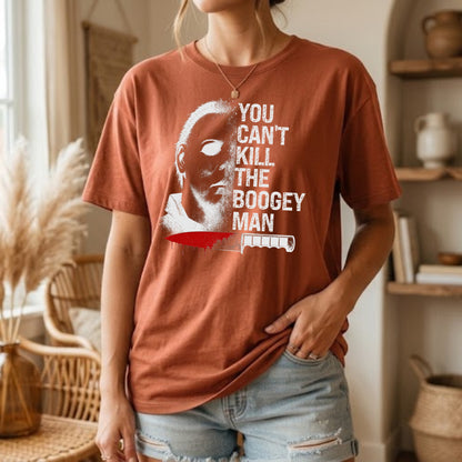 Michael Myers Boogeyman Halloween Shirt | Horror Movie, Slasher Fan & Spooky Season Graphic Tee