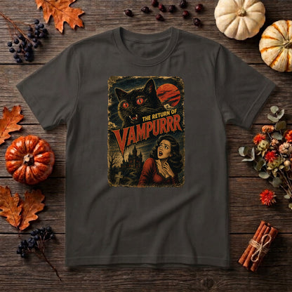 Vintage 90s Halloween Cat Shirt | Spooky Black Cat, Retro Pumpkin & Fall Graphic Tee