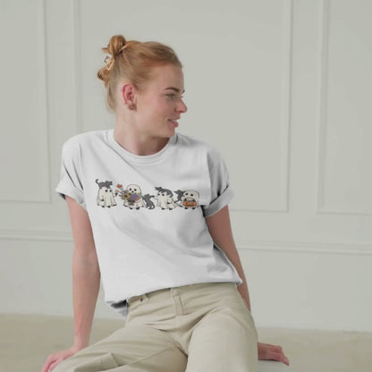 Ghost Cat Halloween Shirt | Cute Black Cat, Spooky Season & Retro Fall Graphic Tee
